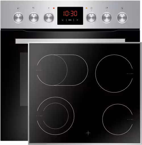 Modern Family Line Frontfarbe SOLE EICHE ARLINGTON (2023) EHC 209 122 EE - Herdset, Edelstahl