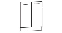 Junona Line Küche HELLGRAU GLANZ GBS-60 - Vollintegriert - 60cm Breite Junona Line Frontfarbe HELLGRAU GLANZ GBS-60 - Vollintegriert - 60cm Breite