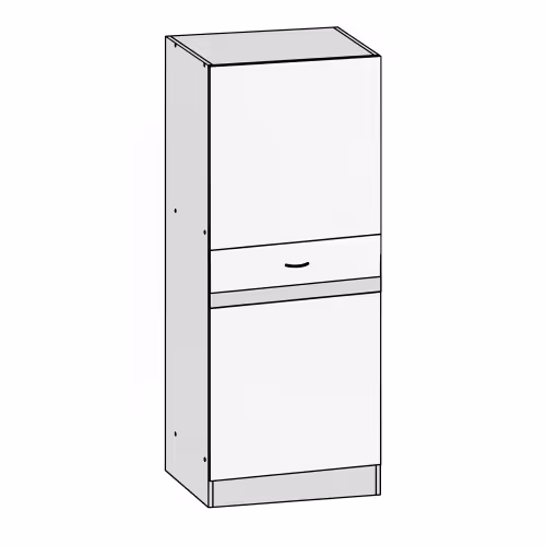 Junona Line Frontfarbe HELLGRAU GLANZ KSUS-60/139-KL
