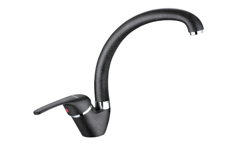 Classic Family Line   BKN-767D INGA Granit-Küchenarmatur Schwarz