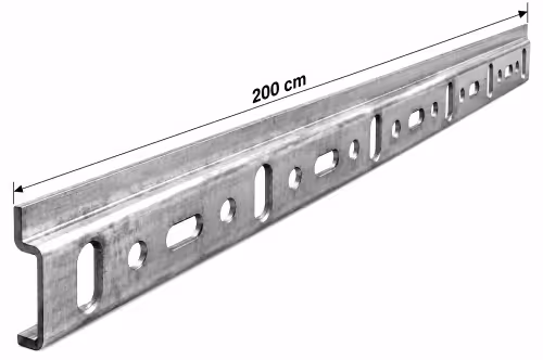 Modern Family Line Frontfarbe SOLE EICHE ARLINGTON (2023) Montageschiene aus Metall 2 m