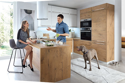 Modern Family Line Küchen Frontfarbe HAMPER LANCELOT EICHE Gallerie Küchenkollektion Modern Family Line Frontfarbe HAMPER LANCELOT EICHE Gallerie