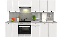Junona Line Frontfarbe LANDHAUS WEISS MATT klein 4 LANDHAUS WEISS MATT Junona Line klein 4