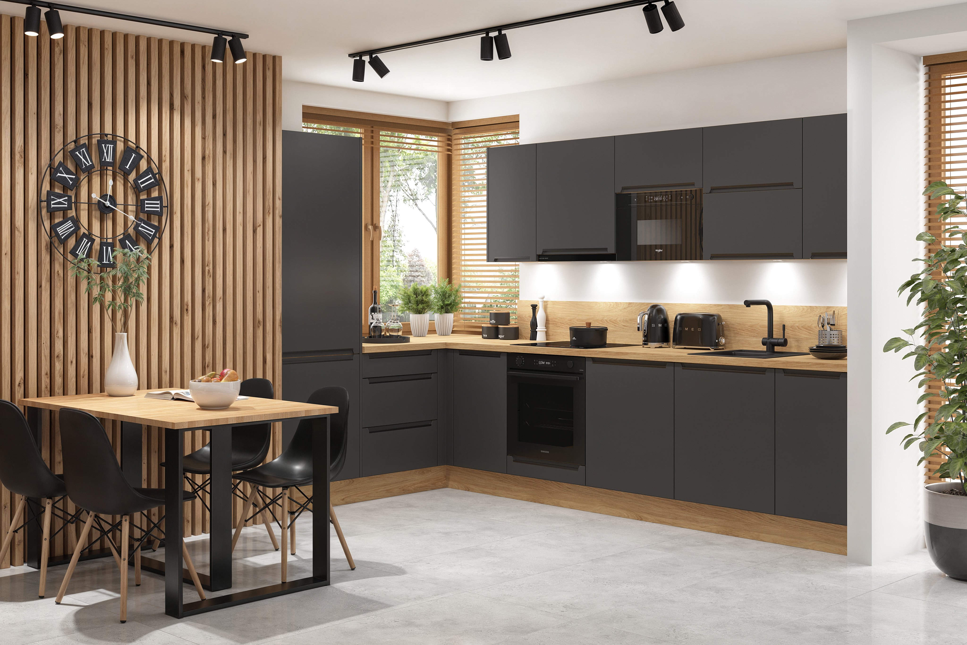 IRIS ANTHRAZIT MATT Modern Family Line Galleriebild Gross