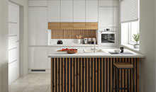 Modern Family Line Frontfarbe (lackiert) SOLE WEISS HOCHGLANZ klein 1 SOLE WEISS HOCHGLANZ Modern Family Line klein 1